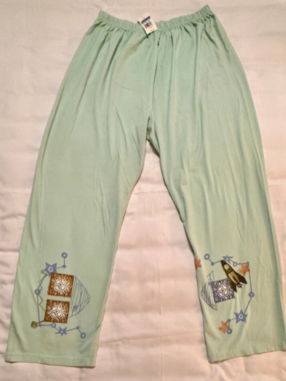 Rare VIntage Bluefish NWT Rocket Ship Space Theme Pants